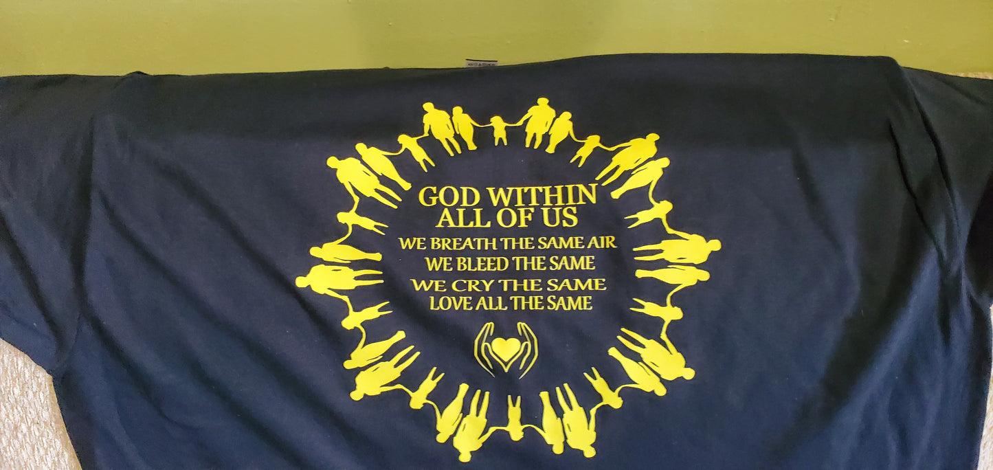 Lagodess “Circle Love” T-shirt-Yellow