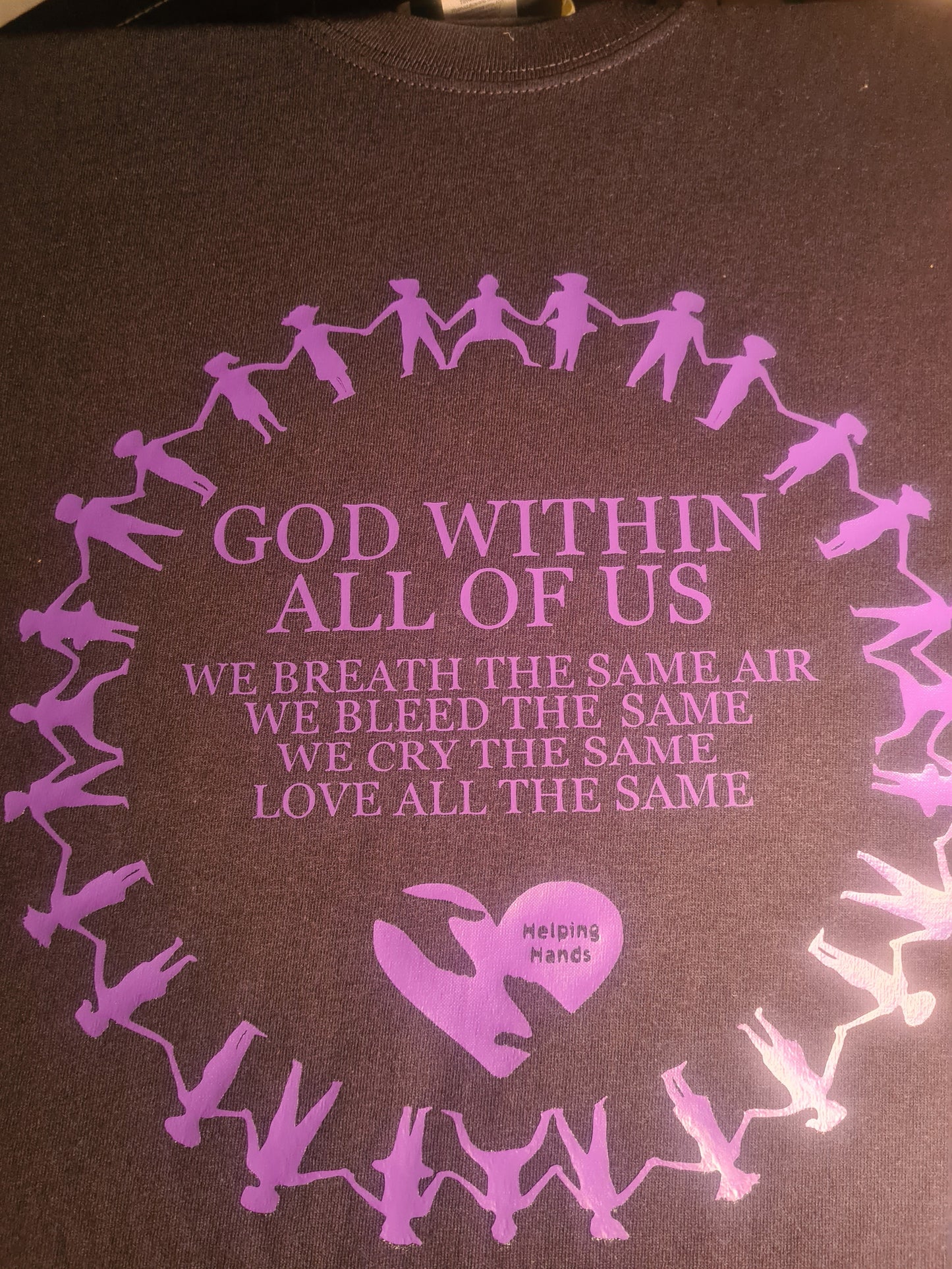 Lagodess “Circle Love” Tshirt- Purple