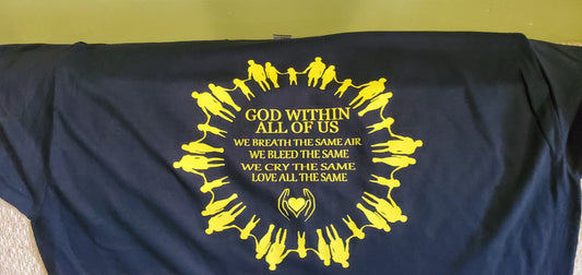 Lagodess “Circle Love” T-shirt-Yellow