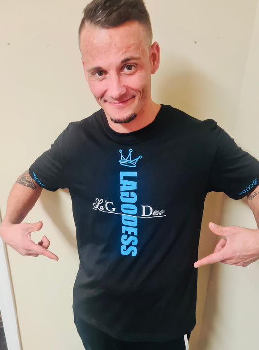 Lagodess Cross Lettering T-shirt