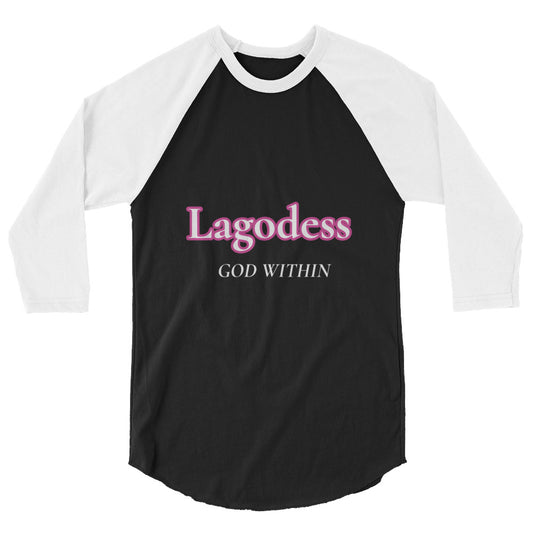 Unisex 3/4 sleeve raglan shirt