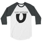 3/4 sleeve raglan shirt