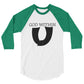 3/4 sleeve raglan shirt